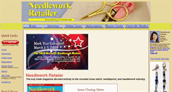 Desktop Screenshot of needleworkretailer.com